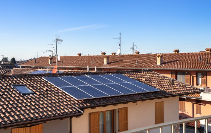 Solar panel roofing