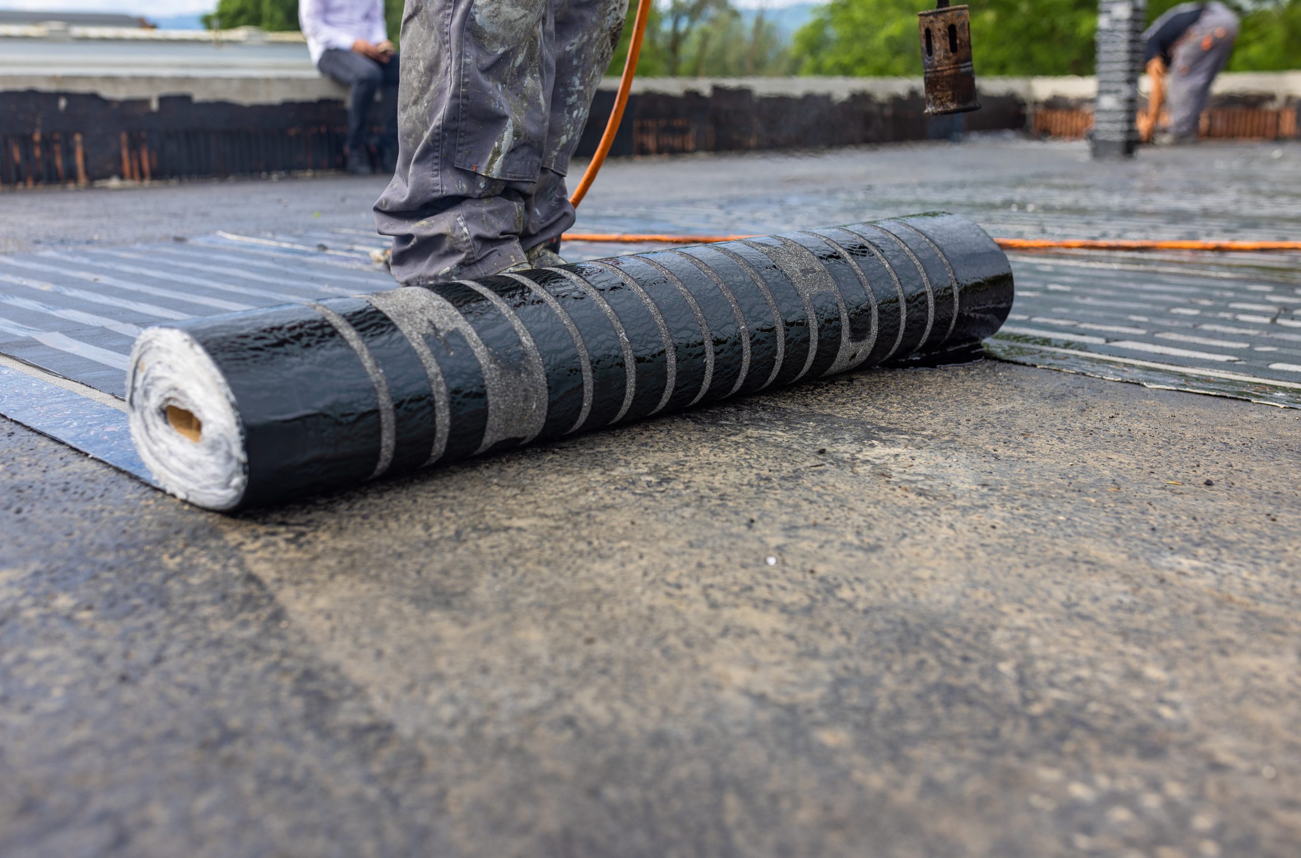 Bituminous membrane waterproofing system details and installatio How to Fix Flat Roof Ponding