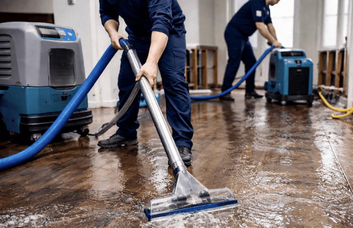 water damage clean up