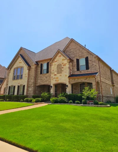 large house with new roof