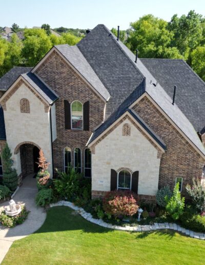 large new construction home with new roof in austin texas